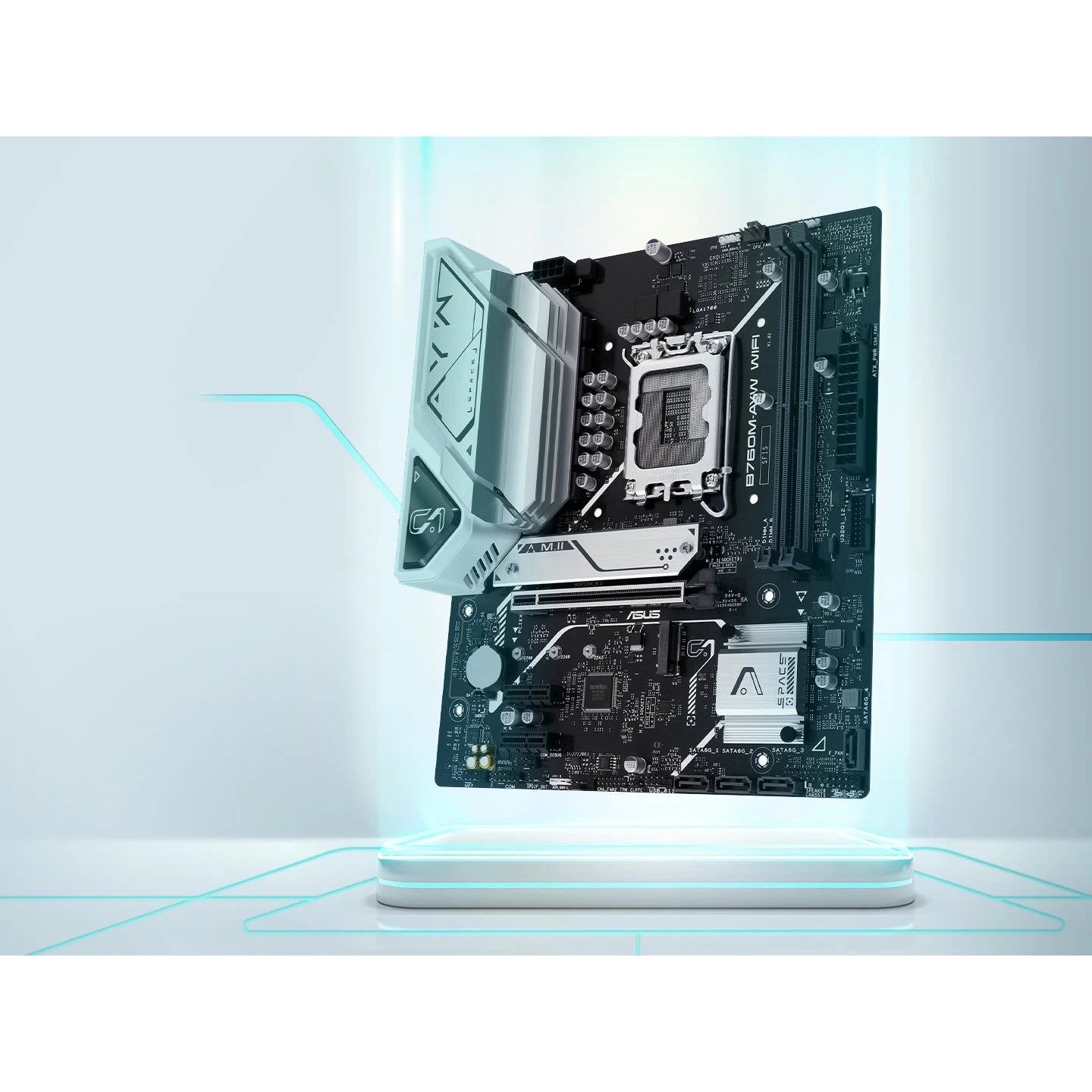 Asus B760M-AYW WIFI mATX Motherboard | Intel Socket LGA1700 - B760 Chipset