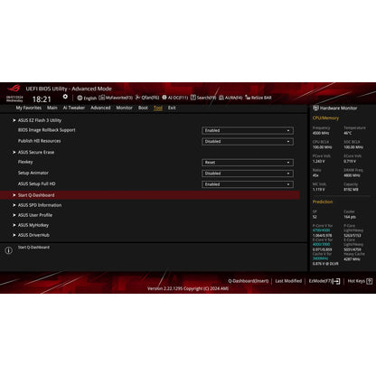 Asus ROG STRIX Z890-A Gaming WIFI ATX Motherboard for Intel LGA1851
