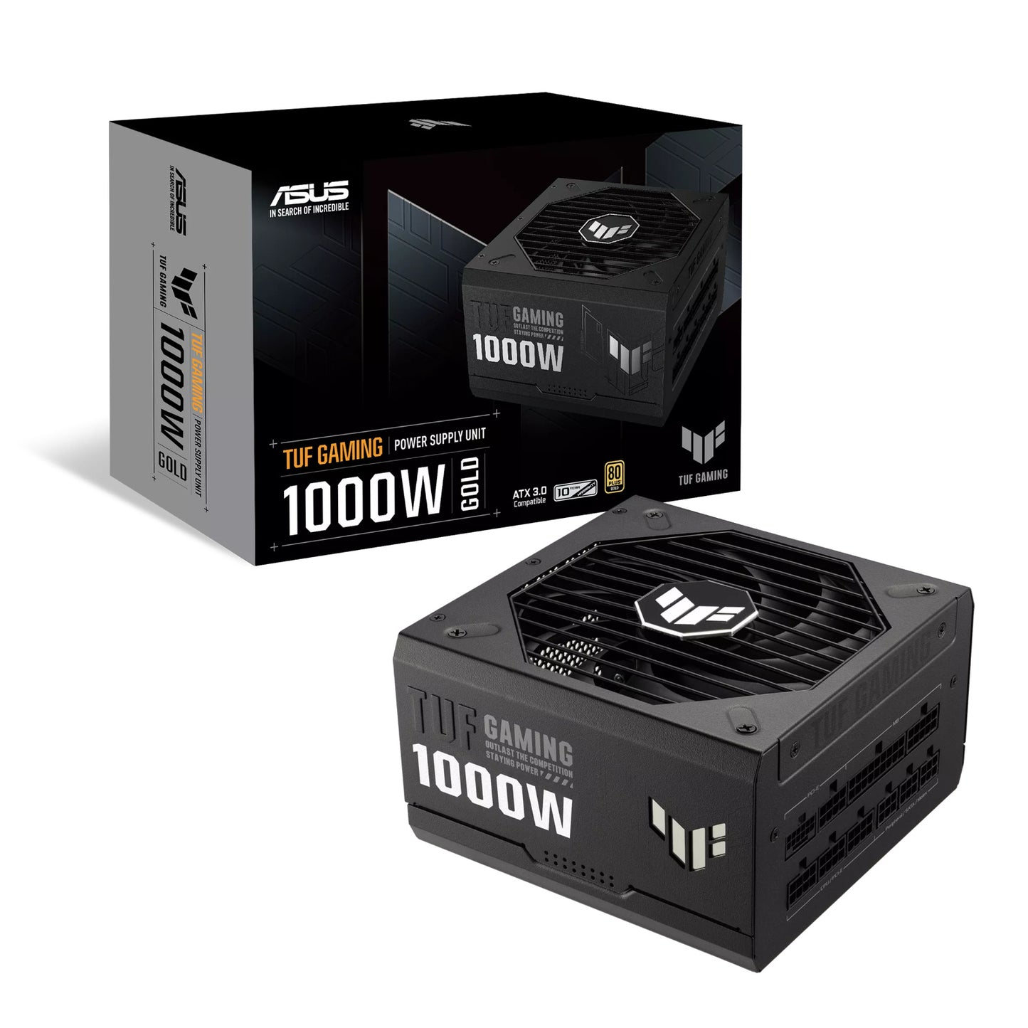 ASUS TUF Gaming 1000W 80 Plus Gold Fully Modular ATX 3.0 PSU Power Supply (10 Years Warranty)