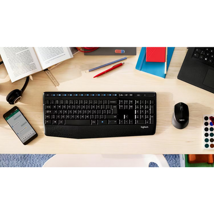 Logitech M280 USB Wireless Full Size Mouse (Black)