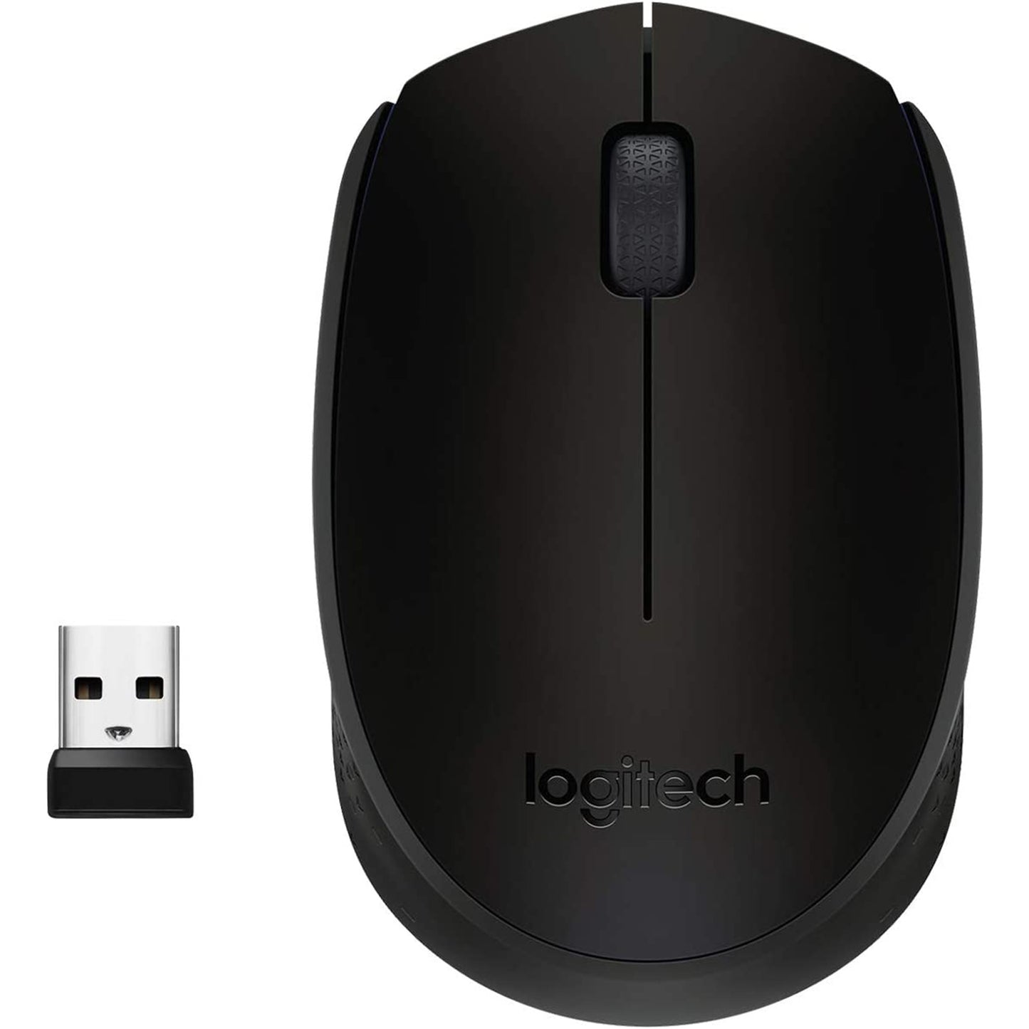 Logitech M171 USB Portable Wireless Mouse (Black)