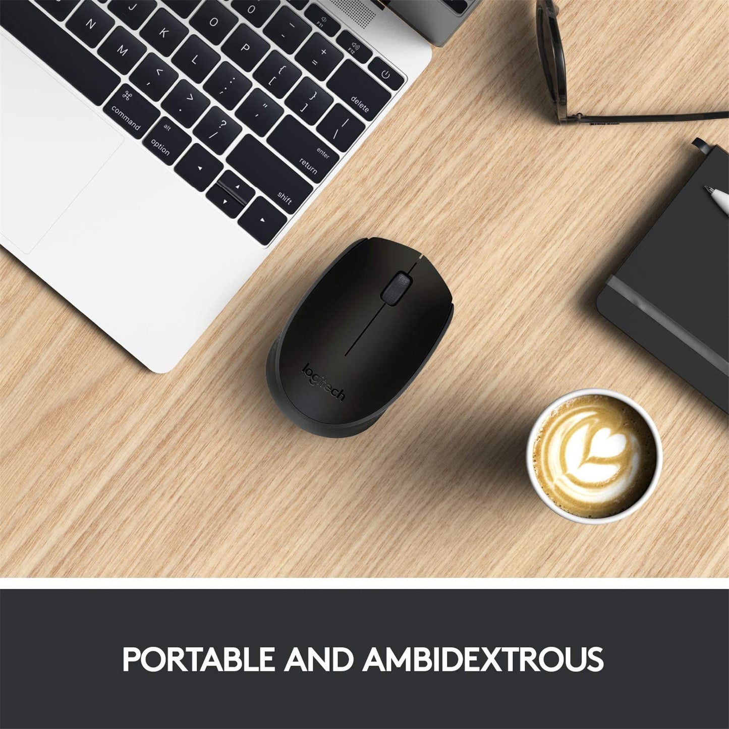 Logitech M171 USB Portable Wireless Mouse (Black)