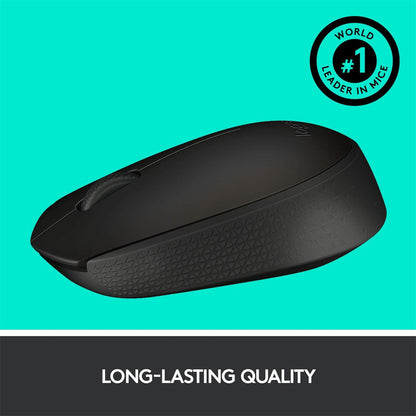 Logitech M171 USB Portable Wireless Mouse (Black)