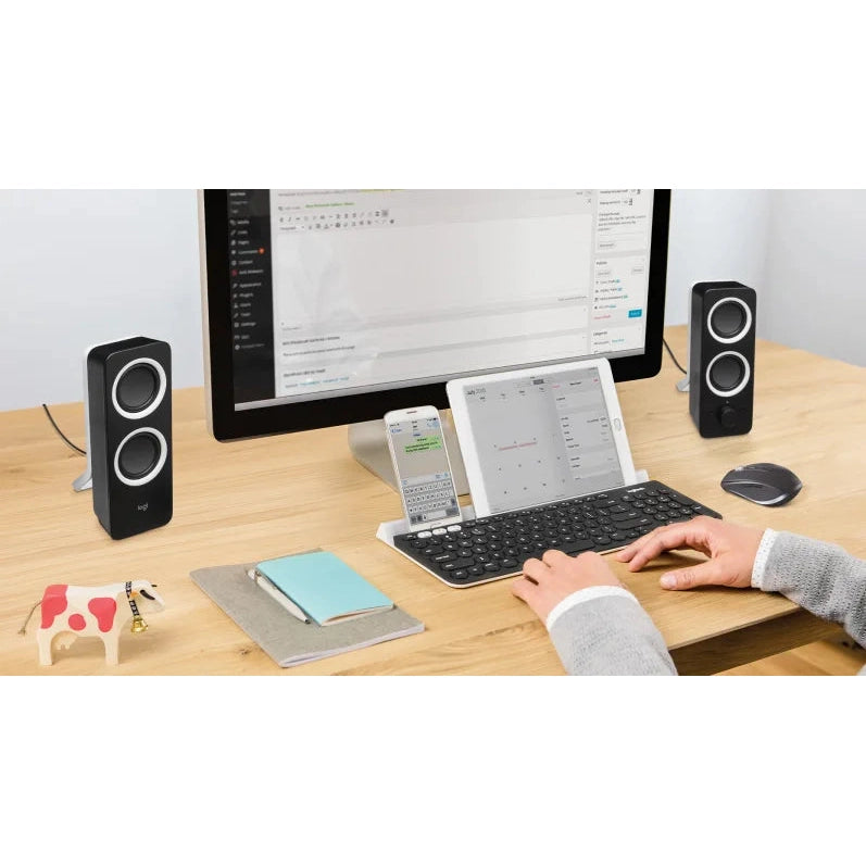 Logitech Z200 2.0 Channel 5W Multimedia Stereo Speakers (Black)