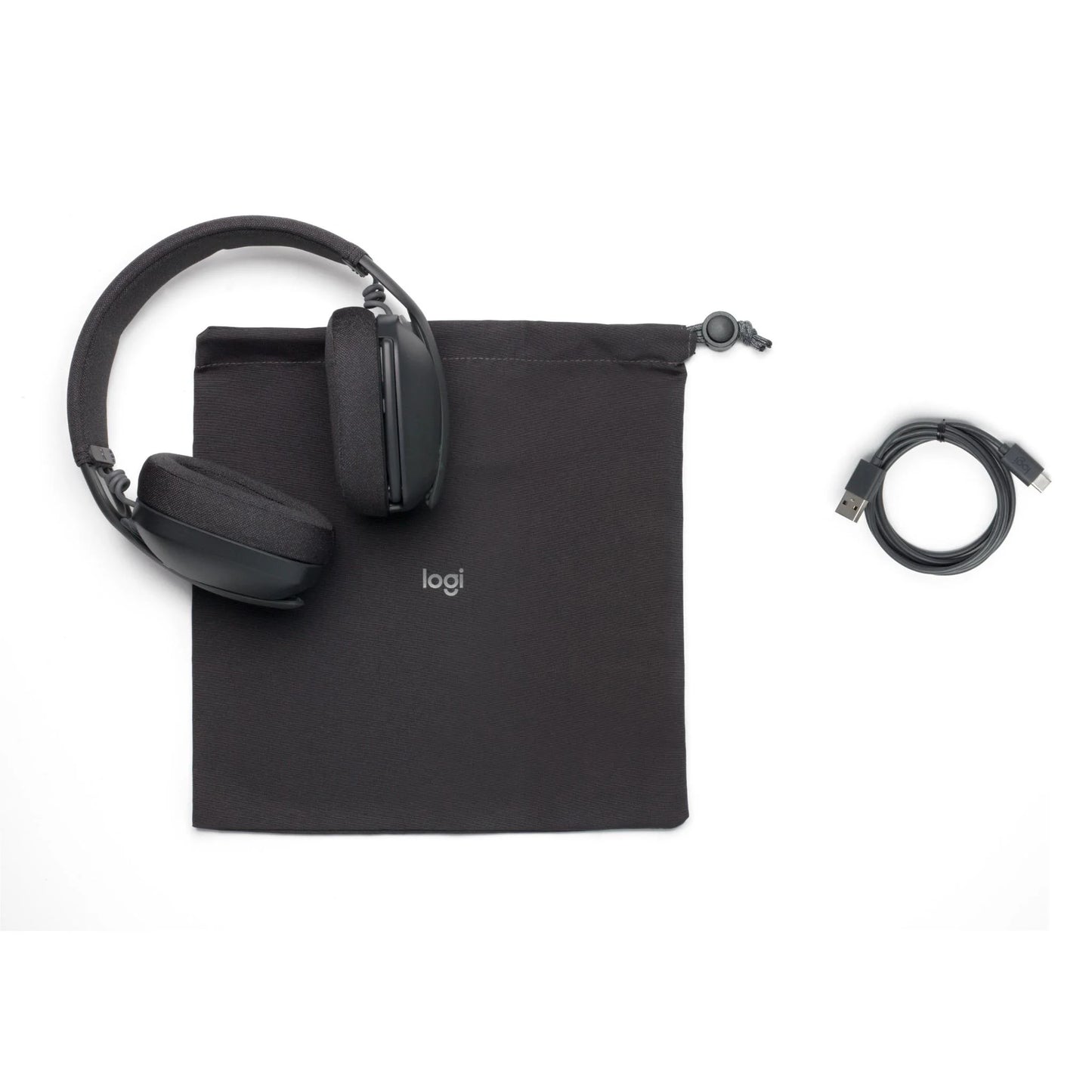 Logitech Zone Vibe 100 Wireless Over-Ear Headset (Graphite)