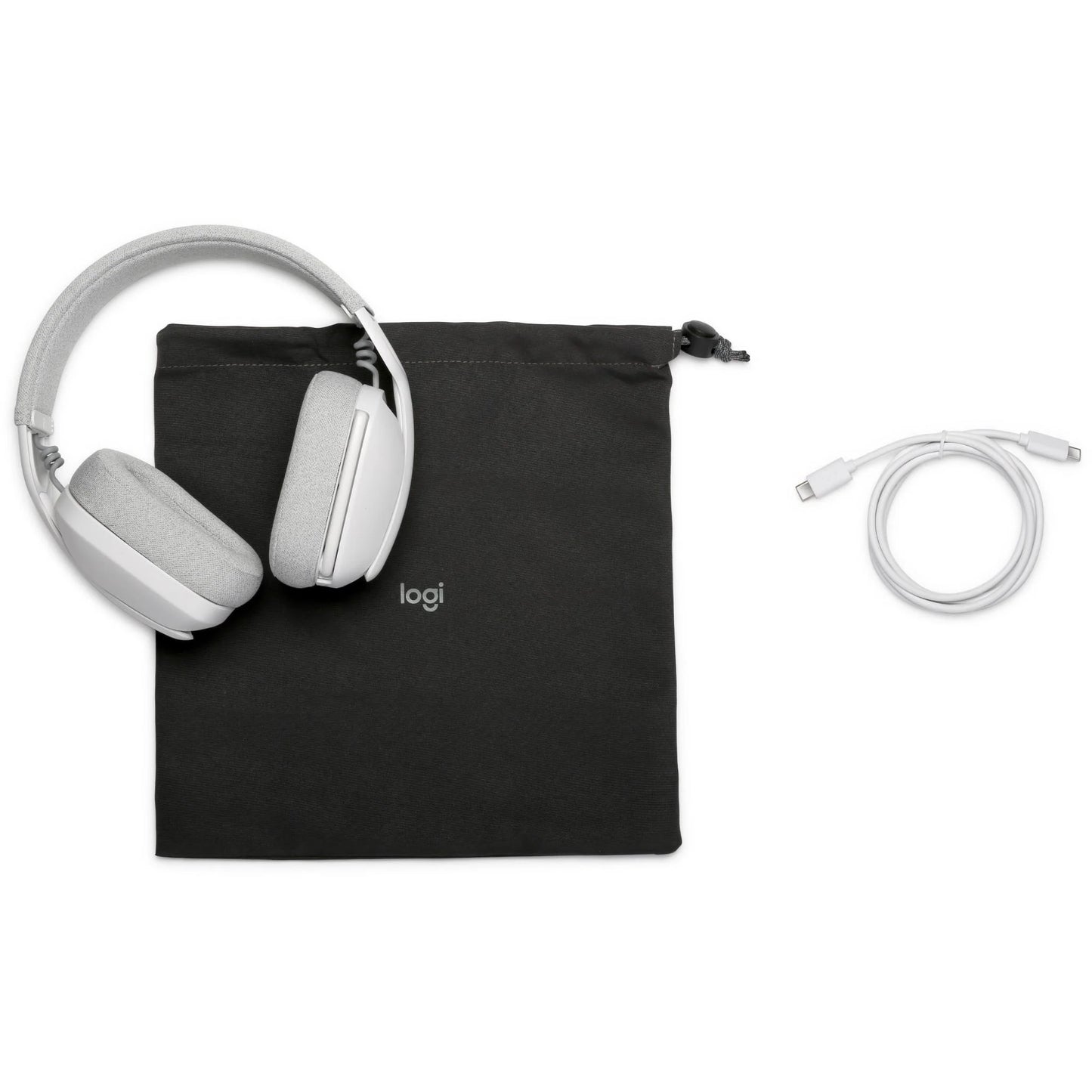 Logitech Zone Vibe 100 Wireless Over-Ear Headset (Off White)