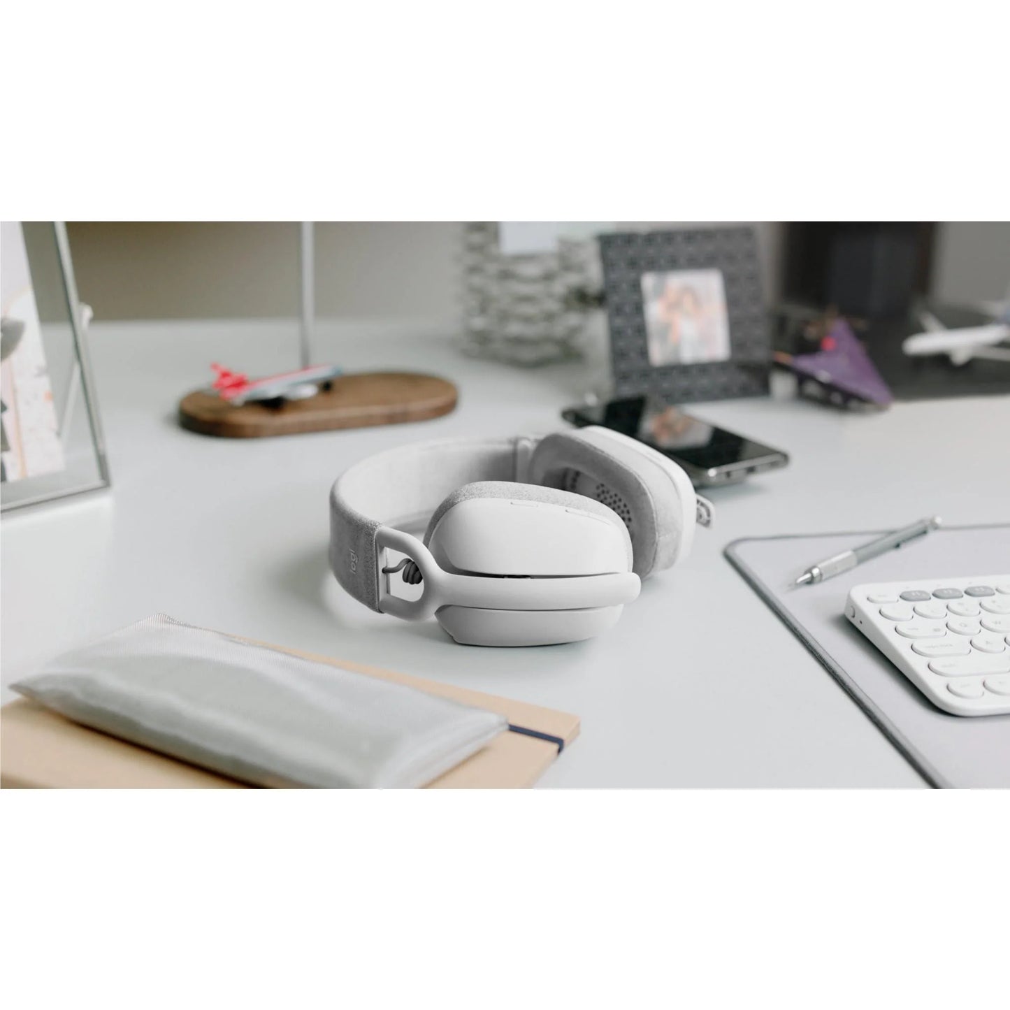 Logitech Zone Vibe 100 Wireless Over-Ear Headset (Off White)
