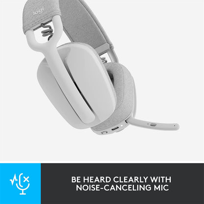 Logitech Zone Vibe 100 Wireless Over-Ear Headset (Off White)