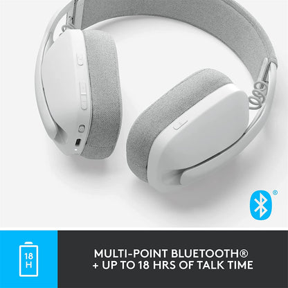 Logitech Zone Vibe 100 Wireless Over-Ear Headset (Off White)