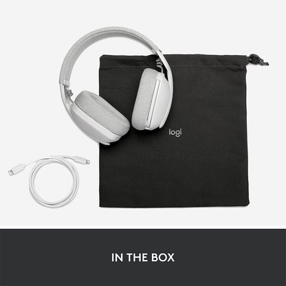 Logitech Zone Vibe 100 Wireless Over-Ear Headset (Off White)