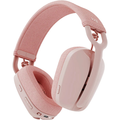 Logitech Zone Vibe 100 Wireless Over-Ear Headset (Rose)