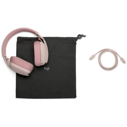 Logitech Zone Vibe 100 Wireless Over-Ear Headset (Rose)