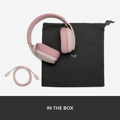 Logitech Zone Vibe 100 Wireless Over-Ear Headset (Rose)