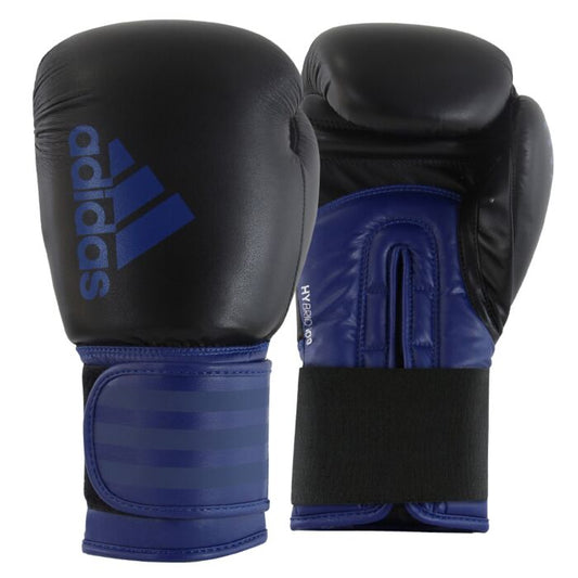 Adidas Hybrid 100 Boxing Gloves (Black/Mystery Ink) - Combat Sports Glove