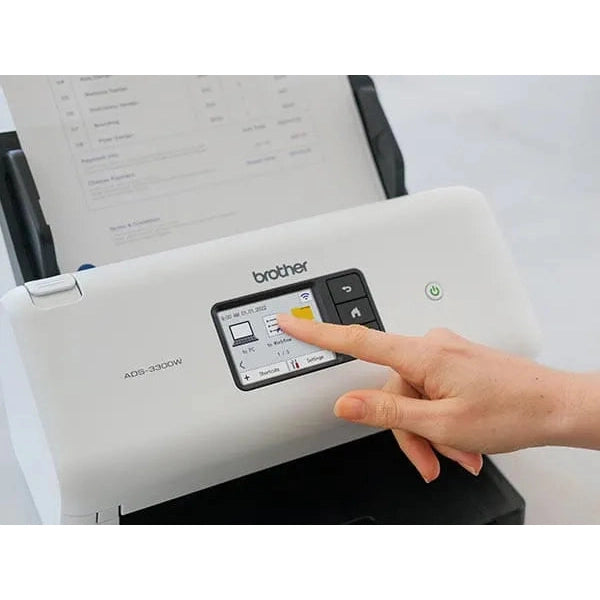 Brother ADS-3300W Wireless High-Speed A4 Desktop Document Scanner