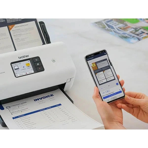 Brother ADS-3300W Wireless High-Speed A4 Desktop Document Scanner