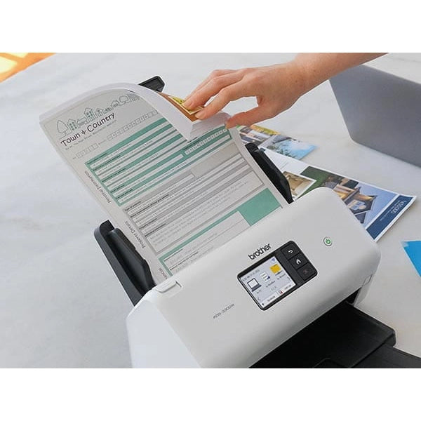 Brother ADS-3300W Wireless High-Speed A4 Desktop Document Scanner
