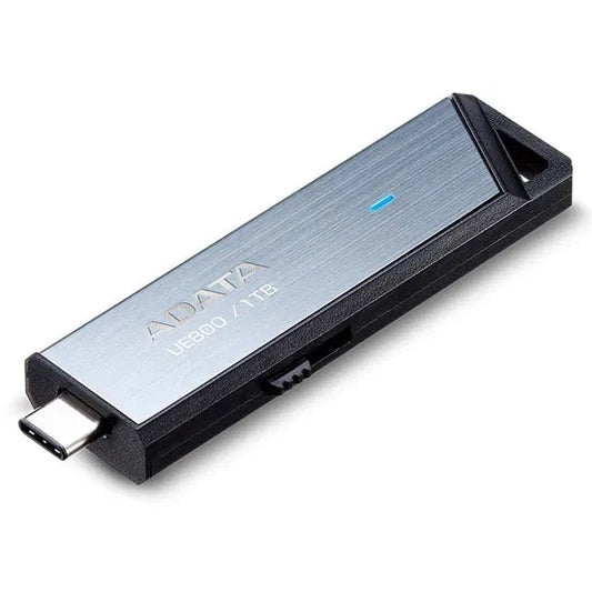 Adata UE800 1TB Retractable Flash Drive | USB3.2 Gen 2 Type-C (Silver)