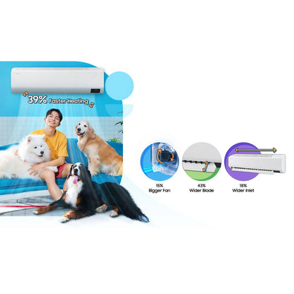 Samsung AI Smart Airise WindFree Air Conditioner Wall-Mount 5.0kW Heat Pump | Indoor Unit