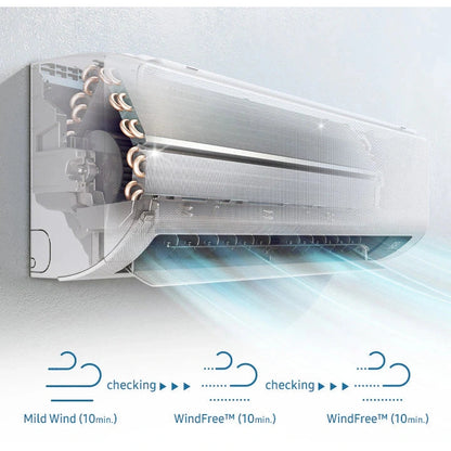 Samsung AI Smart Airise WindFree Air Conditioner Wall-Mount 5.0kW Heat Pump | Indoor Unit