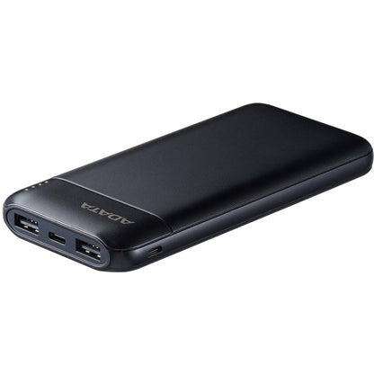 Adata C100 10000mAh 20W USB-C USB-A 3-Output Power Bank Black
