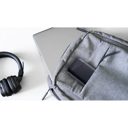 Adata C100 10000mAh 20W USB-C USB-A 3-Output Power Bank Black