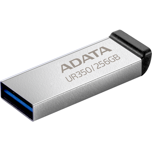 Adata UR350 USB3.2 256GB Flash Drive Nickel/Black