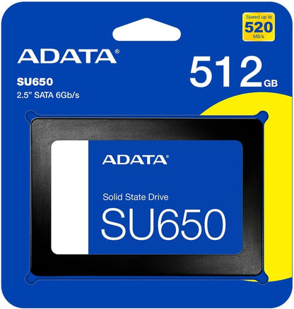 Adata 512GB SU650 Ultimate SATA3 2.5" 3D NAND Internal SSD