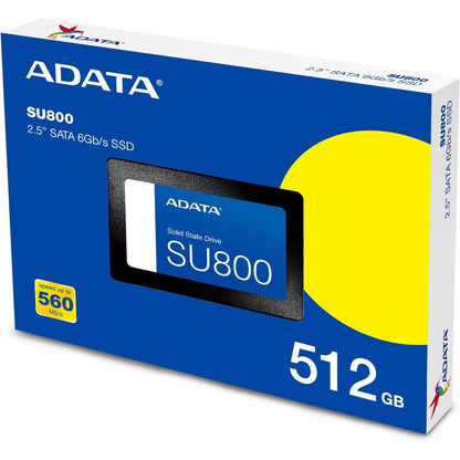 Adata SU800 Ultimate 512GB SATA3 2.5" 3D NAND Internal SSD 3 Years Warranty
