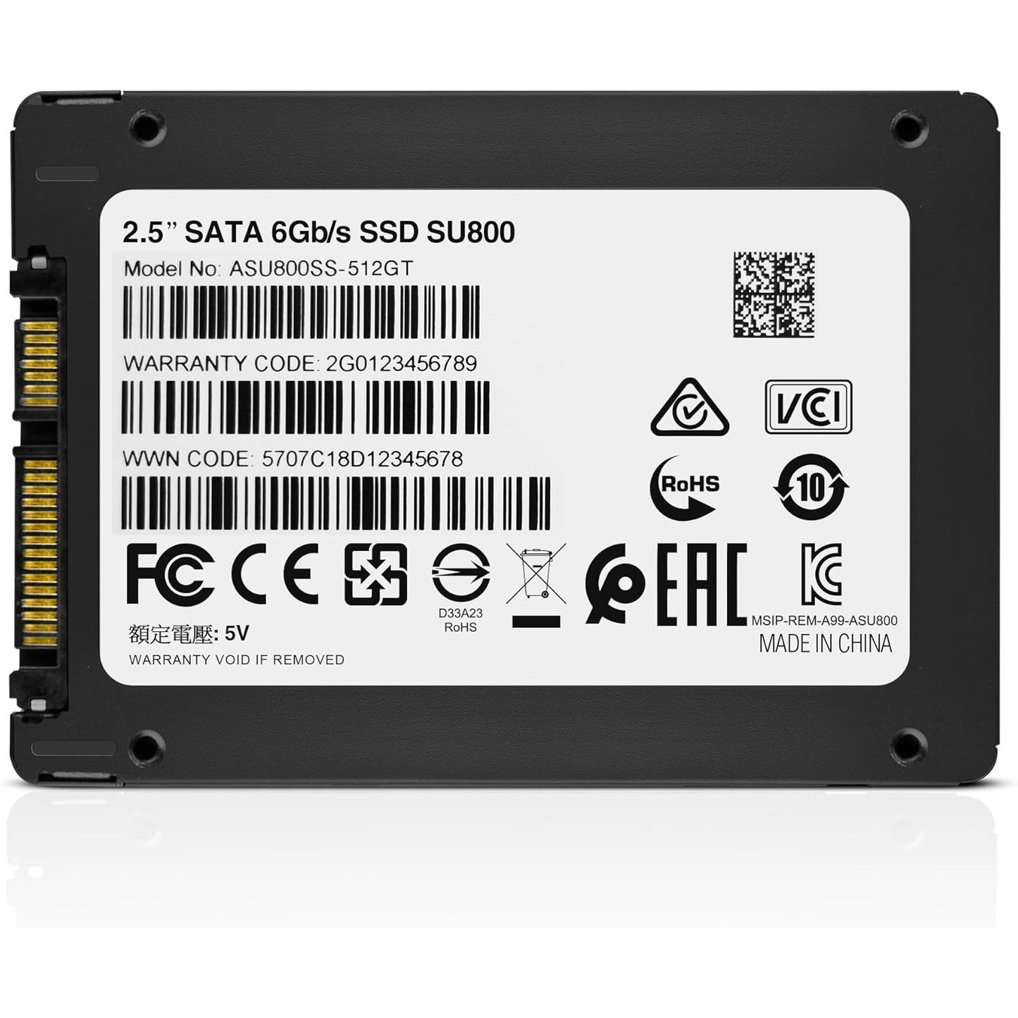 Adata SU800 Ultimate 512GB SATA3 2.5" 3D NAND Internal SSD 3 Years Warranty