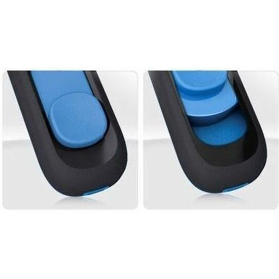 Adata UV128 Dashdrive Retractable USB 3.0 128GB Flash Drive Blue/Black
