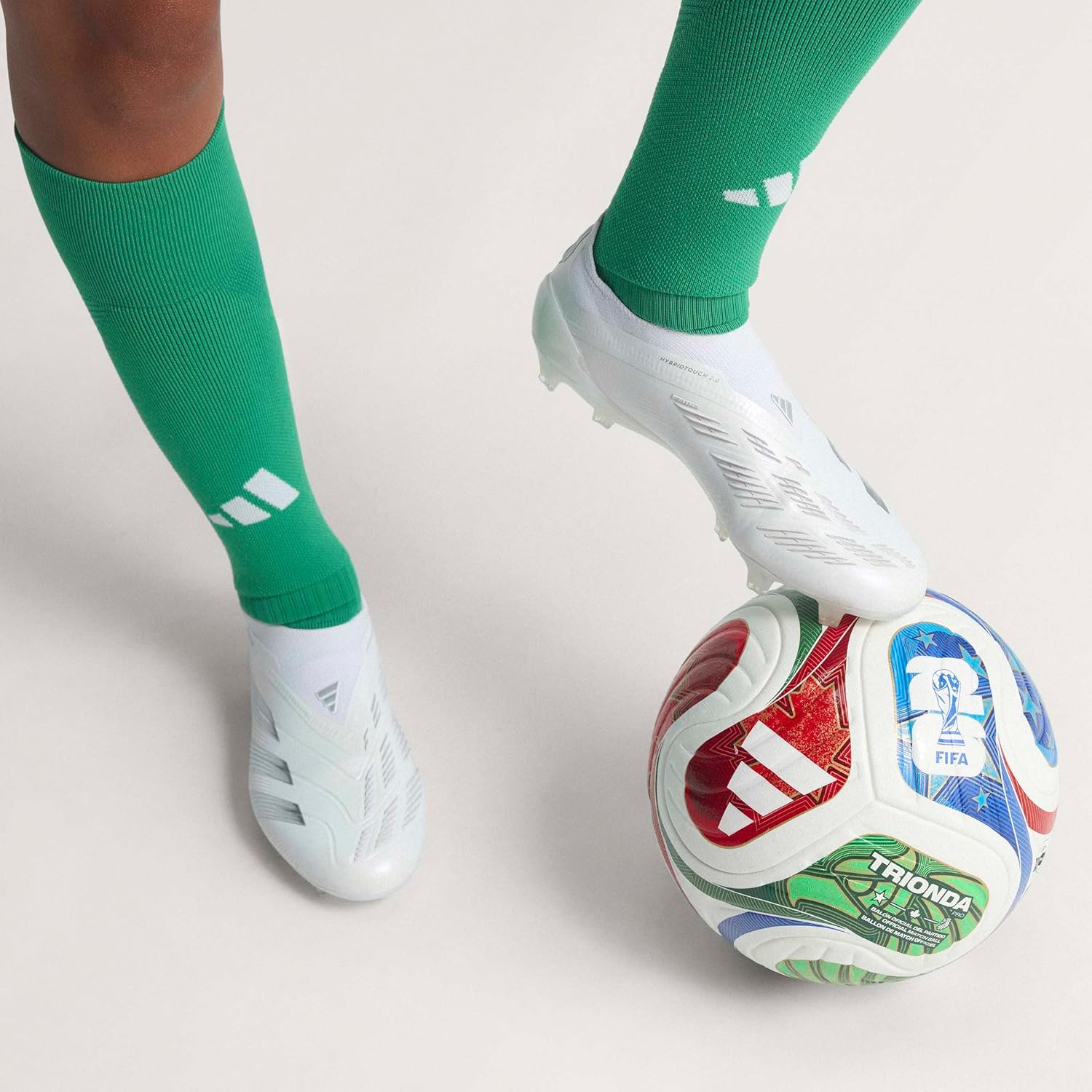 Adidas Fifa World Cup 26 Trionda Pro Football Soccer Official Match Ball 2026 White/Blue/Red/Lime