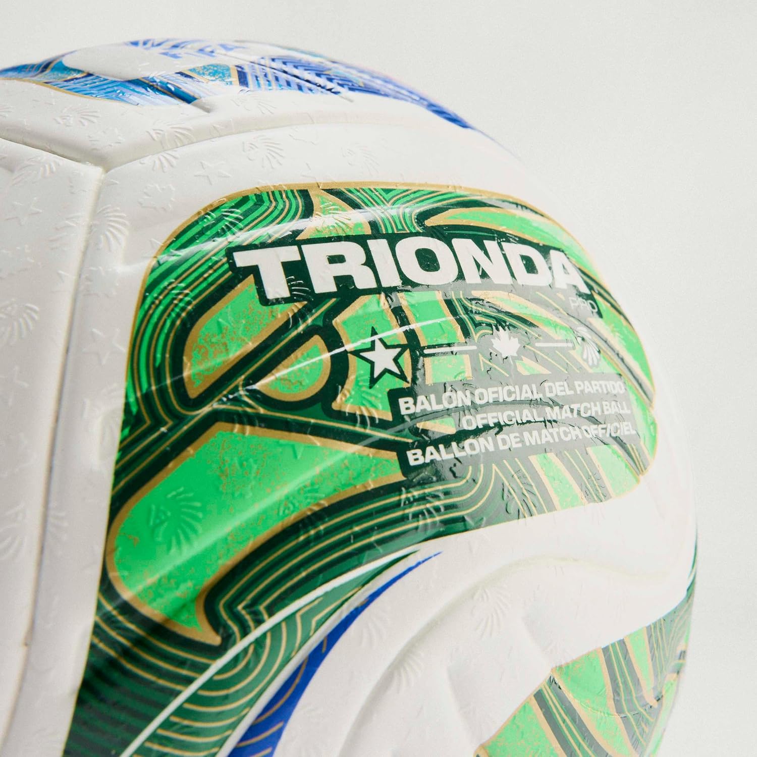Adidas Fifa World Cup 26 Trionda Pro Football Soccer Official Match Ball 2026 White/Blue/Red/Lime