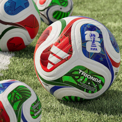 Adidas Fifa World Cup 26 Trionda Pro Football Soccer Official Match Ball 2026 White/Blue/Red/Lime