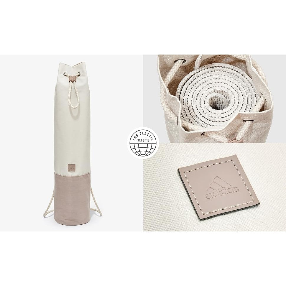 Adidas Yoga Mat Bag Pilates Fitness Stretch Training Chalky Brown