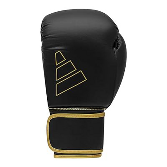 Adidas Hybrid 80 Boxing Gloves (Black/Gold) - Combat Sports Glove