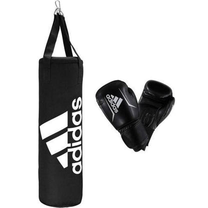 Adidas Junior Boxing Set - Punchbag and Boxing Gloves (Black)