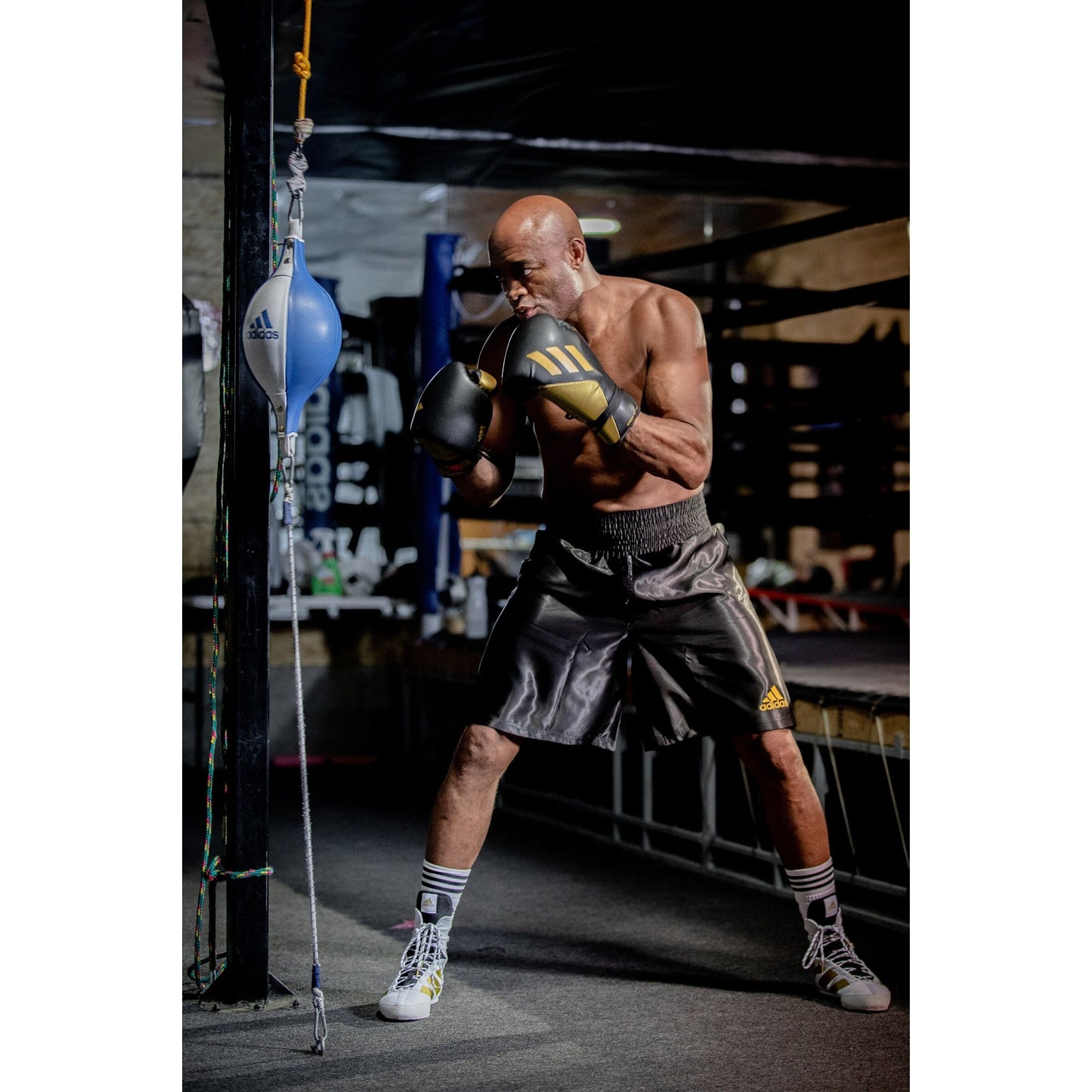 Adidas Speed Double End Ball - Boxing Punchbag (Black/White)