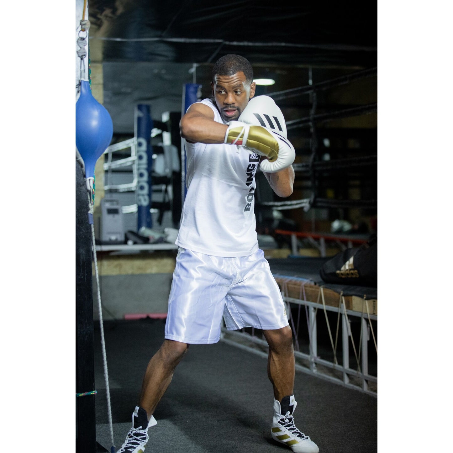 Adidas Speed Double End Ball - Boxing Punchbag (Black/White)