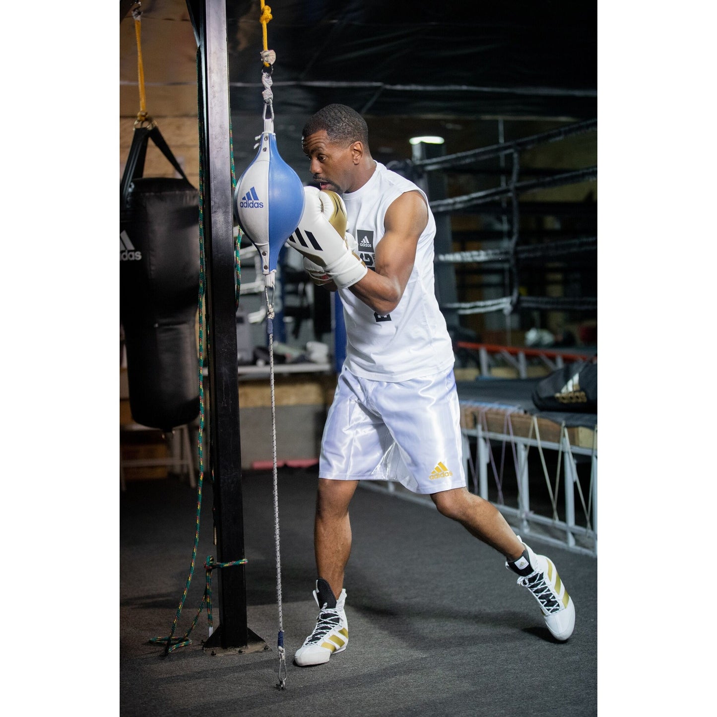 Adidas Speed Double End Ball - Boxing Punchbag (Black/White)