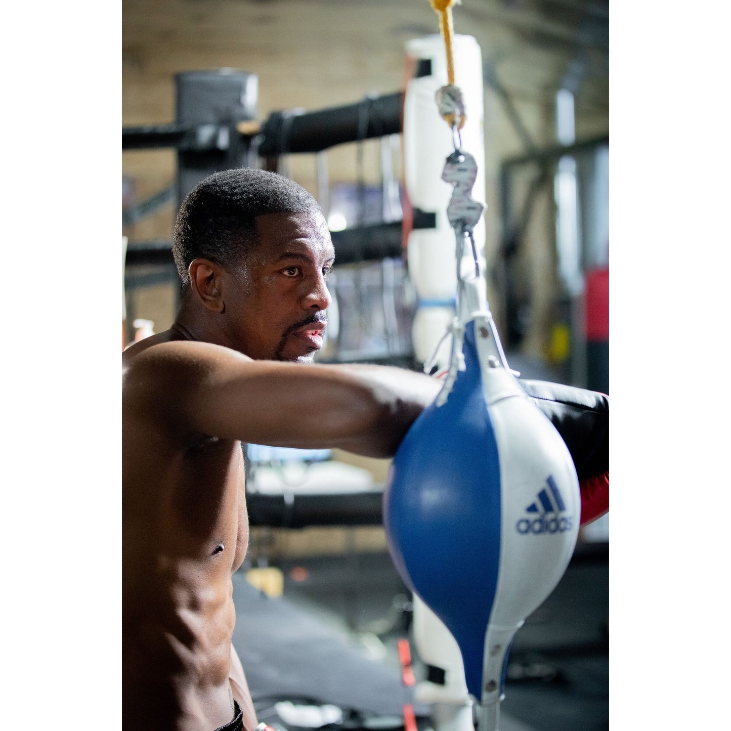 Adidas Speed Double End Ball - Boxing Punchbag (Black/White)