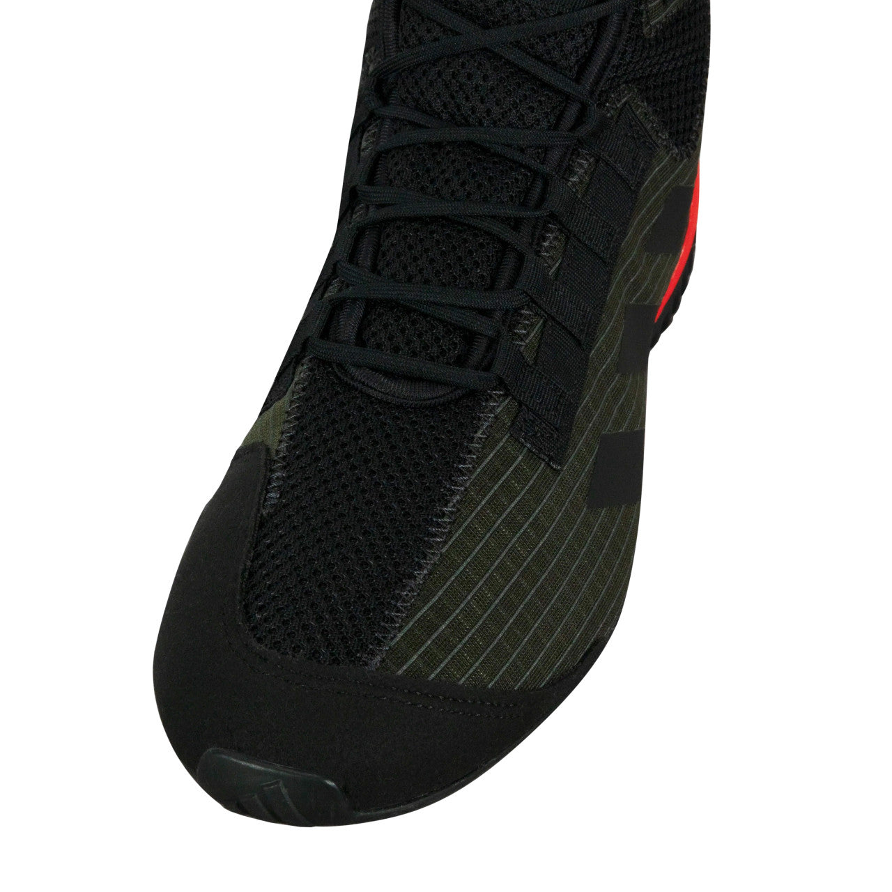 Adidas Speedex 23 Boxing Boots Shoes (Carbon Core Black/Solar Red)