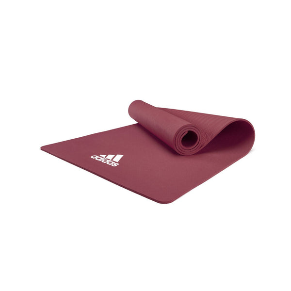 Adidas Yoga Mat Pilates Fitness Stretch Training 8mm Mystery Ruby