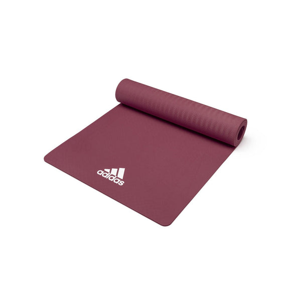 Adidas Yoga Mat Pilates Fitness Stretch Training 8mm Mystery Ruby