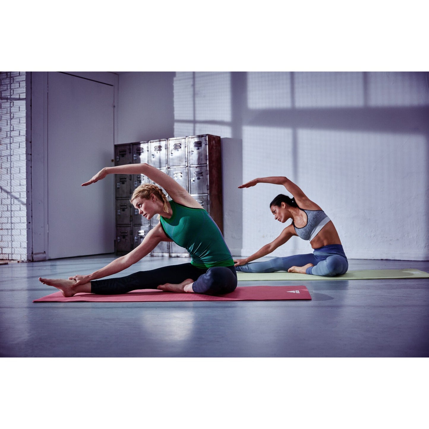 Adidas Yoga Mat Pilates Fitness Stretch Training 8mm (Trace Blue)