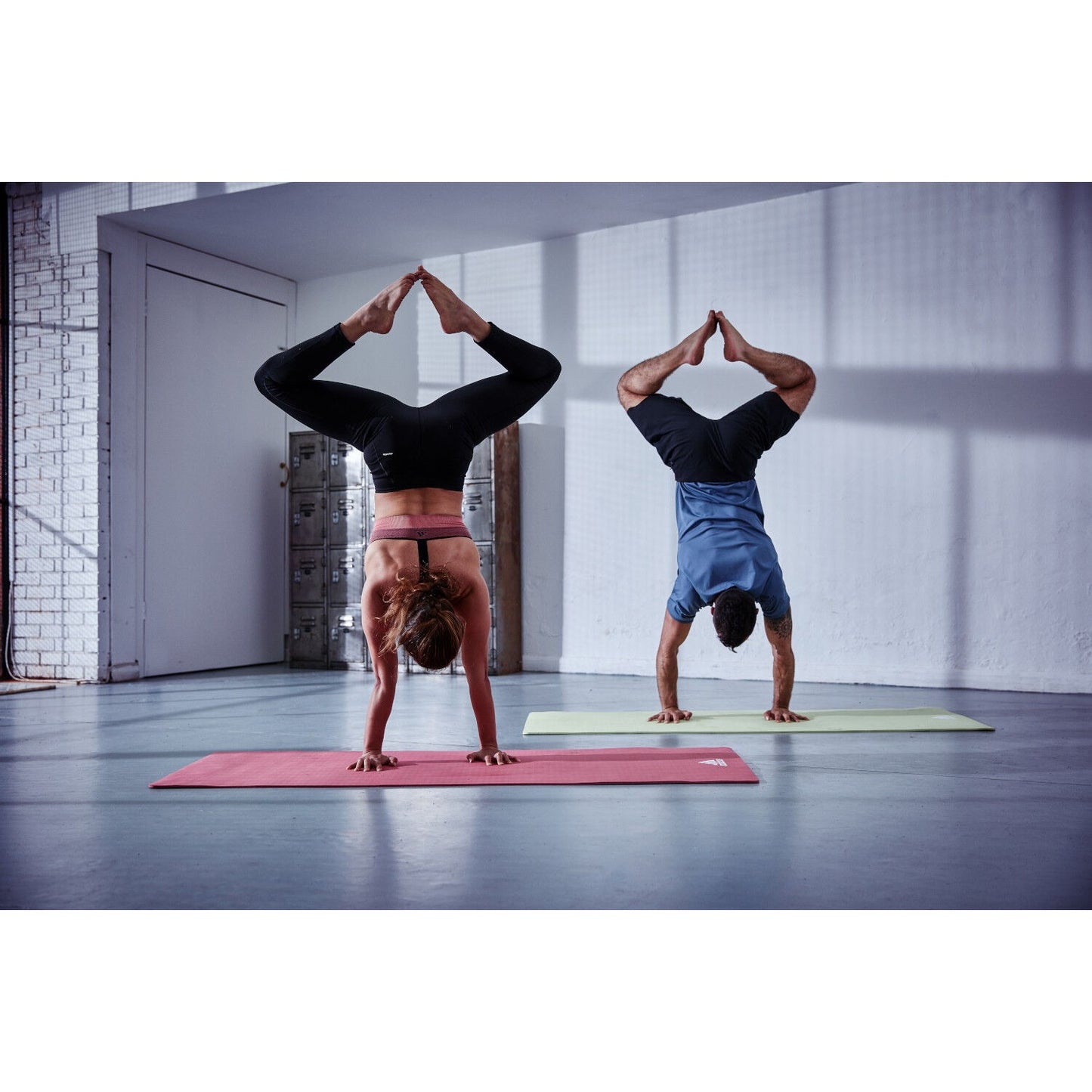 Adidas Yoga Mat Pilates Fitness Stretch Training 8mm (Silver Violet)