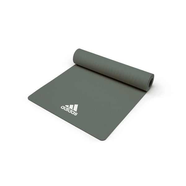 Adidas Yoga Mat Pilates Fitness Stretch Training 8mm Raw Green