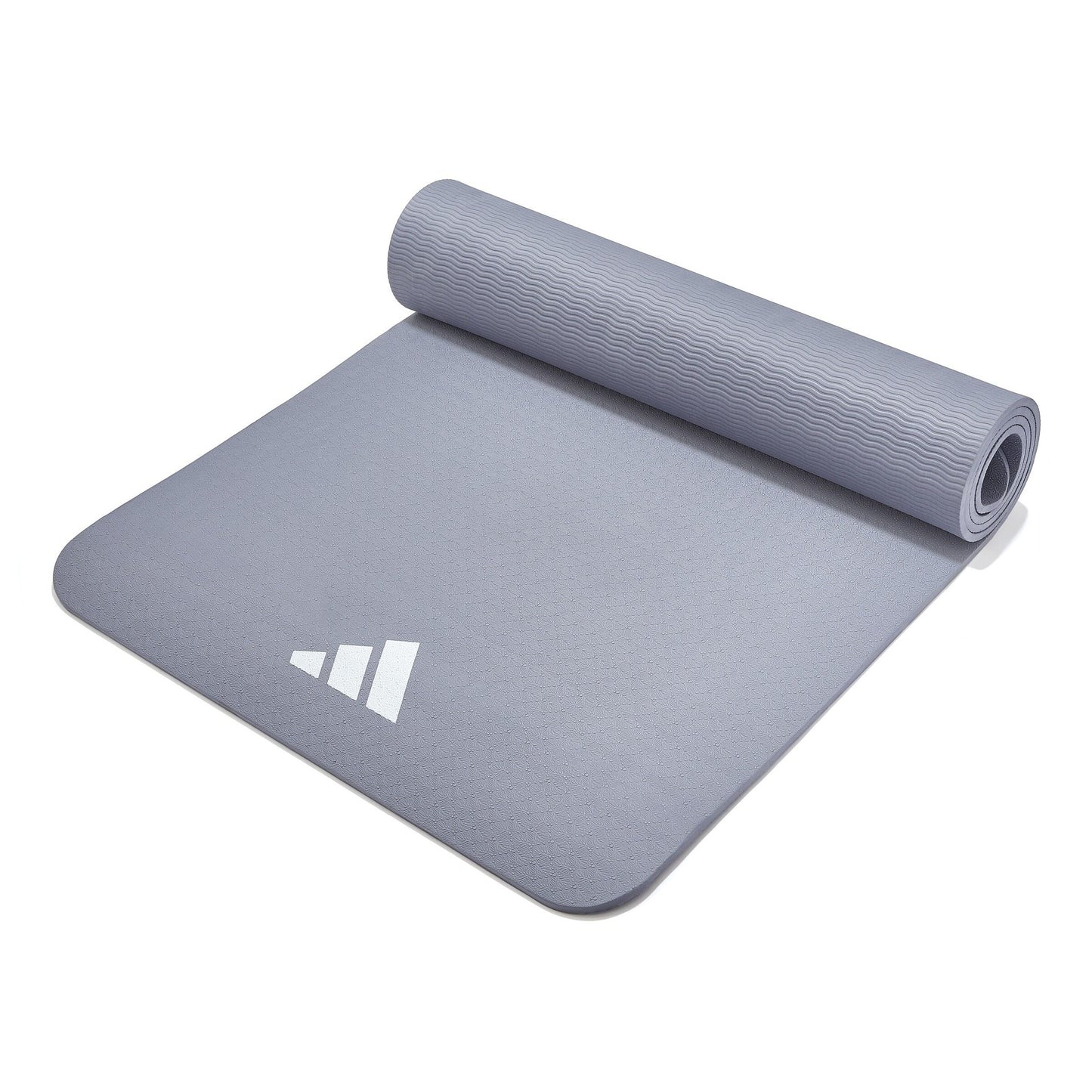 Adidas Yoga Mat Pilates Fitness Stretch Training 8mm (Silver Violet)