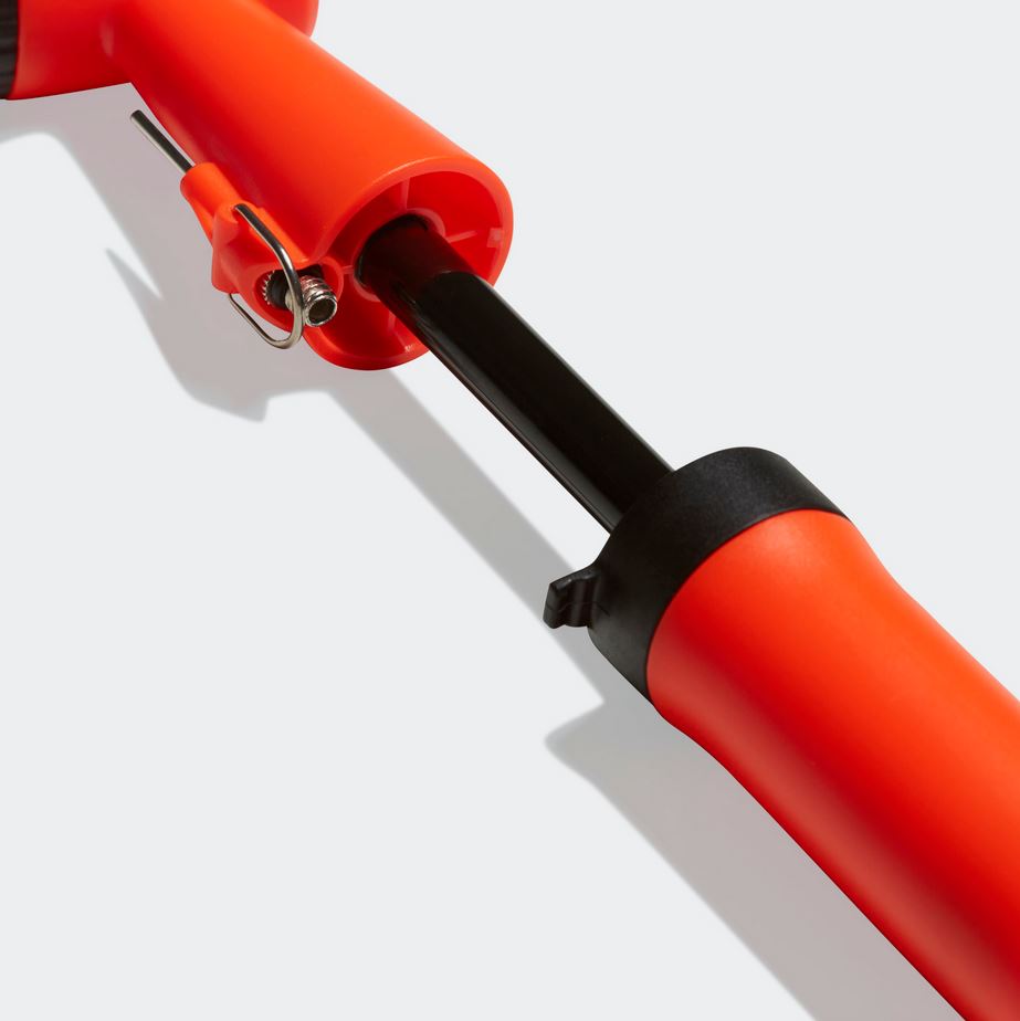 Adidas Air Pump for Ball Sports Football Soccer Volleyball Basketball Rugby (Solar Red/Black)