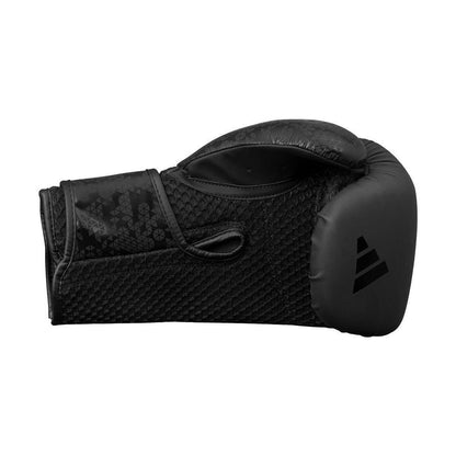 Adidas Combat 50 Boxing Gloves (Black/Black) - Combat Sports Glove